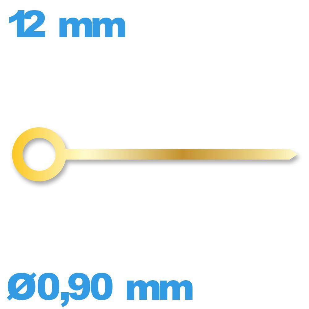 Aiguille minute cadran central dor pour mouvement de montre 0