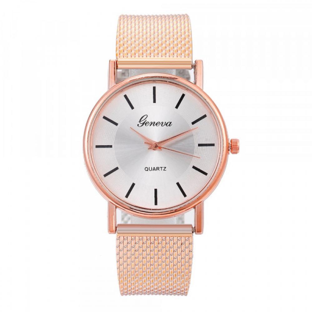 Montre femme rose discount gold pas cher