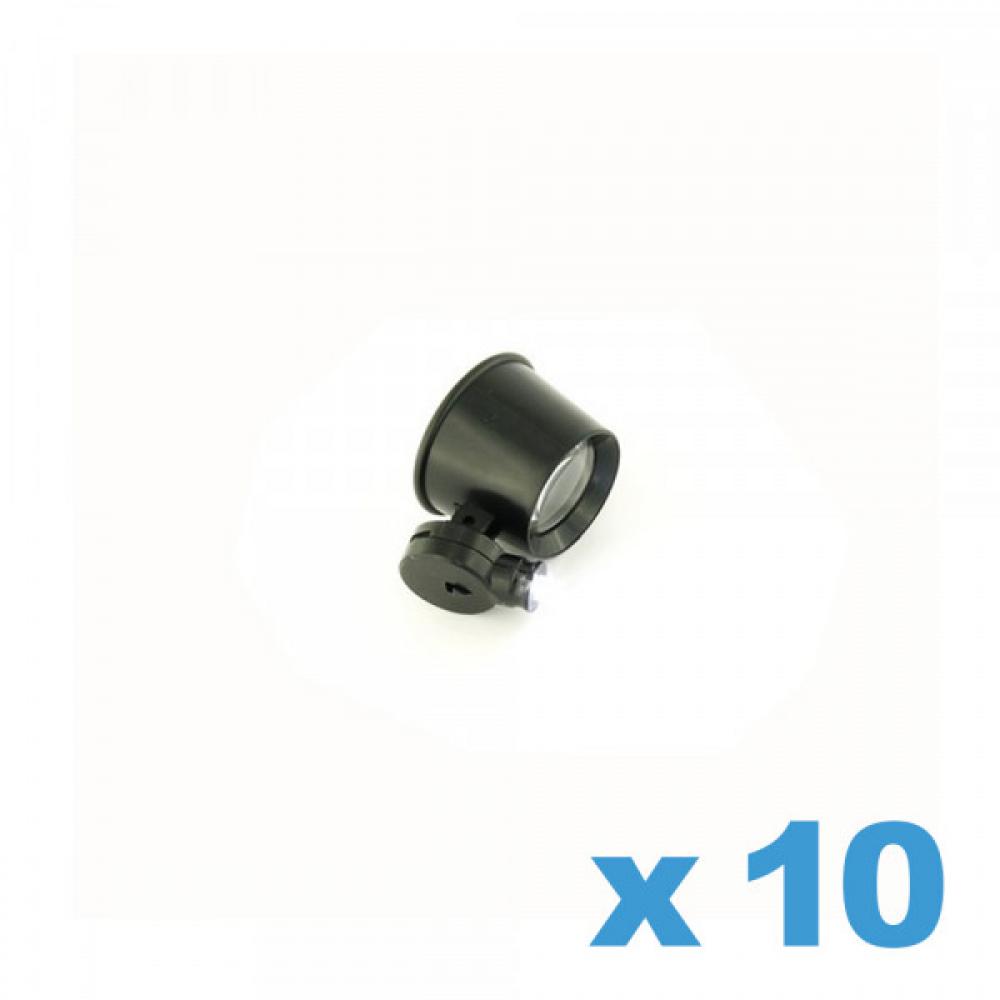 Loupe grossissement x10 sur pied best sale