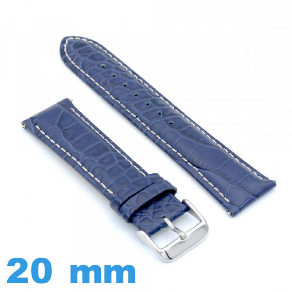 Bracelet cuir montre discount 20mm