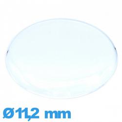 Verre gousset pour montre en Plastique 11,2 mm