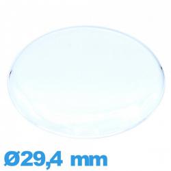 Verre gousset 29,4 mm de montre Circulaire en acrylique