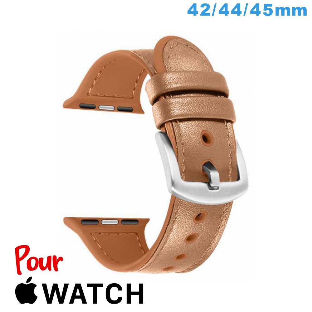 Bracelet cuir apple watch fashion 42mm