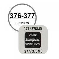 Duracell 377 SR626SW Lot de 2 piles à oxyde d'argent 1.55 V pour montre –  équivalentes aux piles SB-AW, AG4