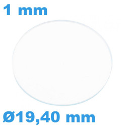 Verre épaisseur 1 mm Rond...