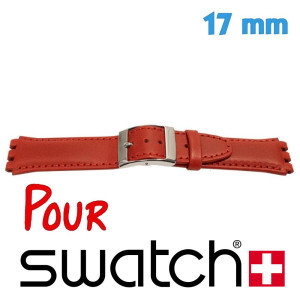 Bracelet Swatch Rouge 17 mm...