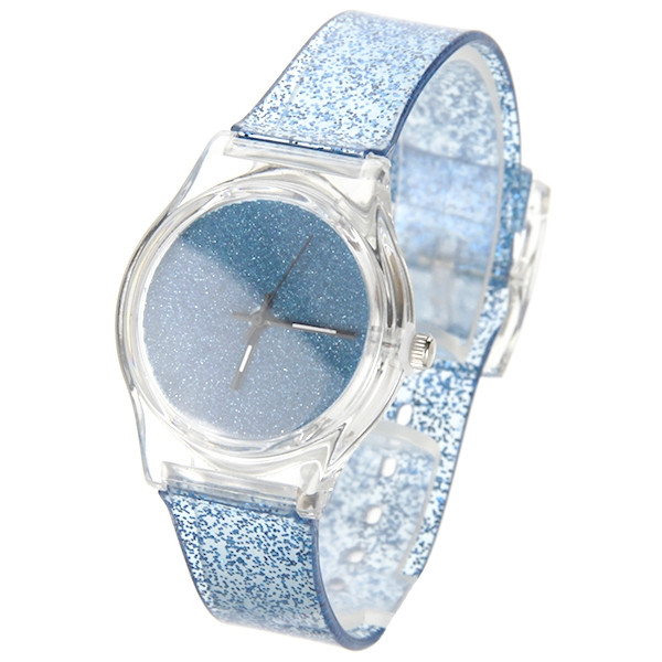 Montre fond bleu paillettes femme pas chère MyMontre