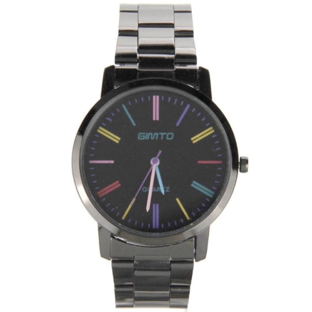 Montre bracelet acier online noir