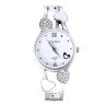 Montre clip argent femme qualité