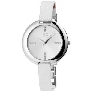 montre cuir blanc femme