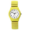 Montre Bracelet Extensible Femme Jaune