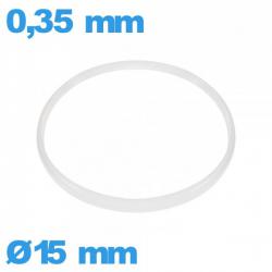 Joint Cylindrique Hytrel 15 X 0,35 mm   horlogerie 