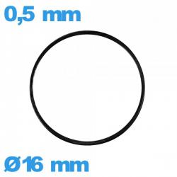 Joint 16 X 0,5 mm horlogerie plat  nitrile 