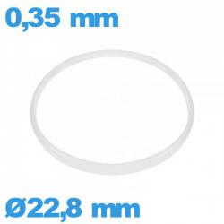 Joint  horlogerie  - 22,8 X 0,35 mm  Cylindrique