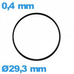 Joint 29,3 X 0,4 mm d'horlogerie plat  nitrile 