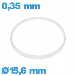 Joint Hytrel Sternkreuz  pour montre - 15,6 X 0,35 mm 