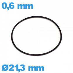 Joint 21,3 X 0,6 mm nitrile  O-ring de montre 