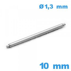 1 Pompe à ressort A pointe courte Suisse 10 mm montre diam : 1,3 mm épaulement simple