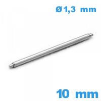 1 Pompe à ressort A pointe courte Suisse 10 mm montre diam : 1,3 mm épaulement simple