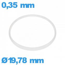 Joint horlogerie ISO Swiss 19,78 X 0,35 mm    pas cher