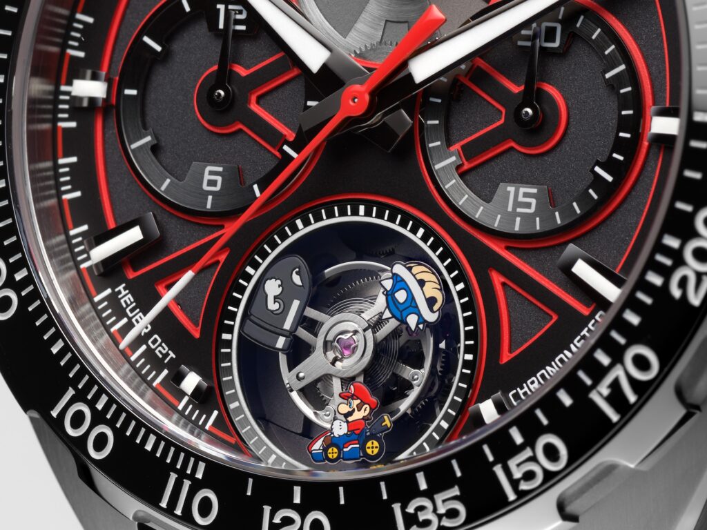 Tourbillon de la Montre Tag Heuer x Mario Kart