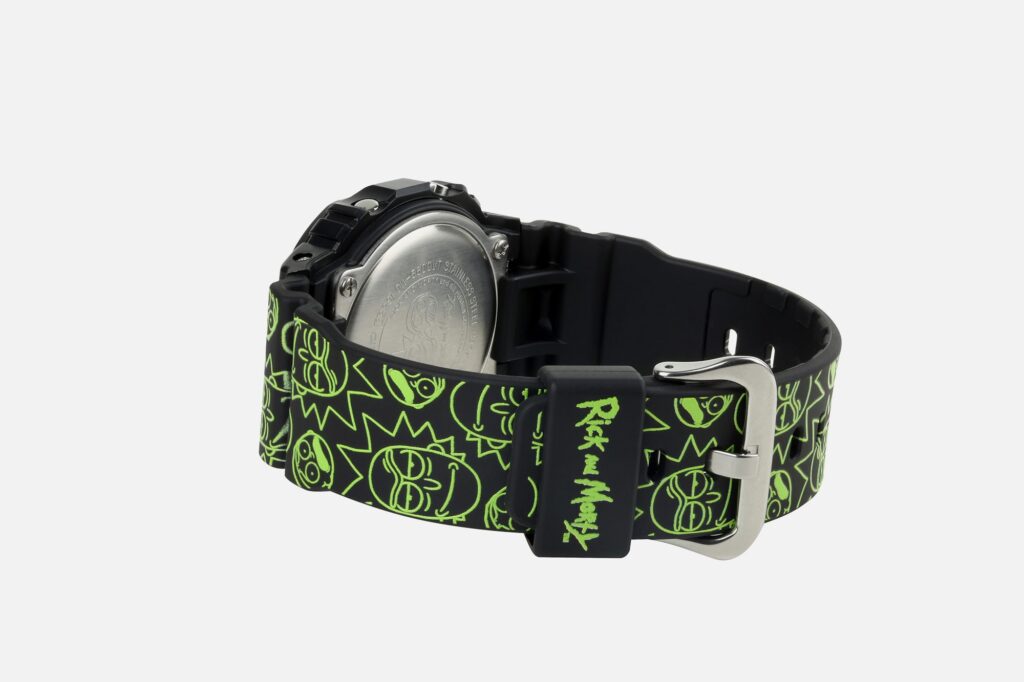 Bracelet de la montre G Shock avec motifs Rick et Morty